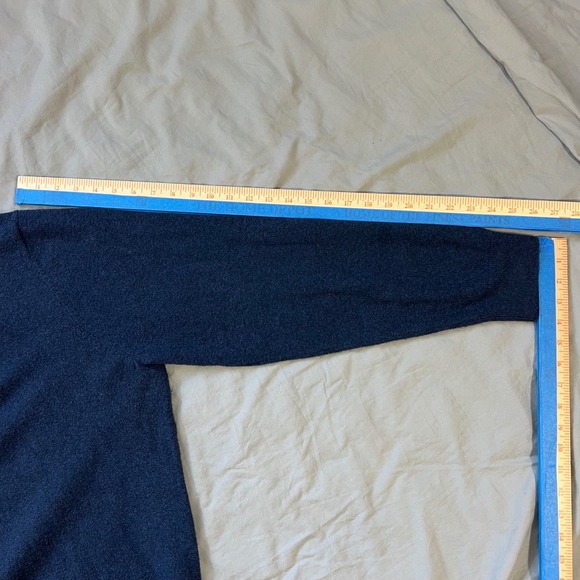 FAHERTY BRAND 1/4 Zip Pullover Sweater Mens Size XXL Blue Heathered 2XL Soft - Picture 12 of 12